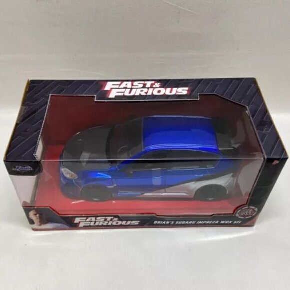 Jada Fast & Furious Brian’s Subaru Impreza WRX STI Die-cast 1:24 Model Car NIP - Picture 2 of 16